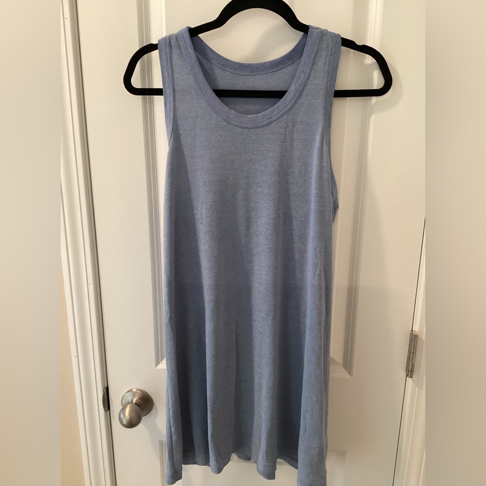 Sleeveless Light Blue Dress